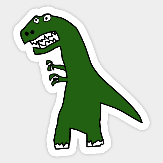 T-Rex by Kids Sticker by SpookyMeerkat